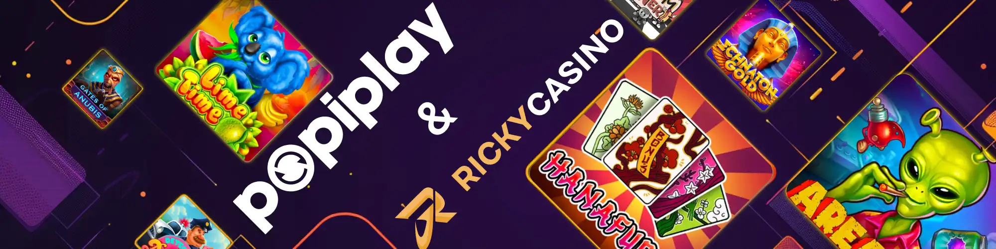 Popiplay X Ricky Casino banner